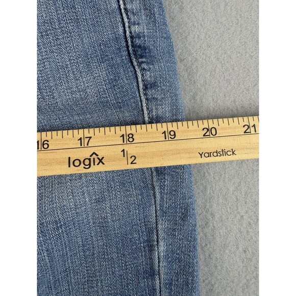 Levis 518 Superlow Jeans Women 34x30 Blue Bootcut Fading Sz Tag 13 S - Picture 4 of 13